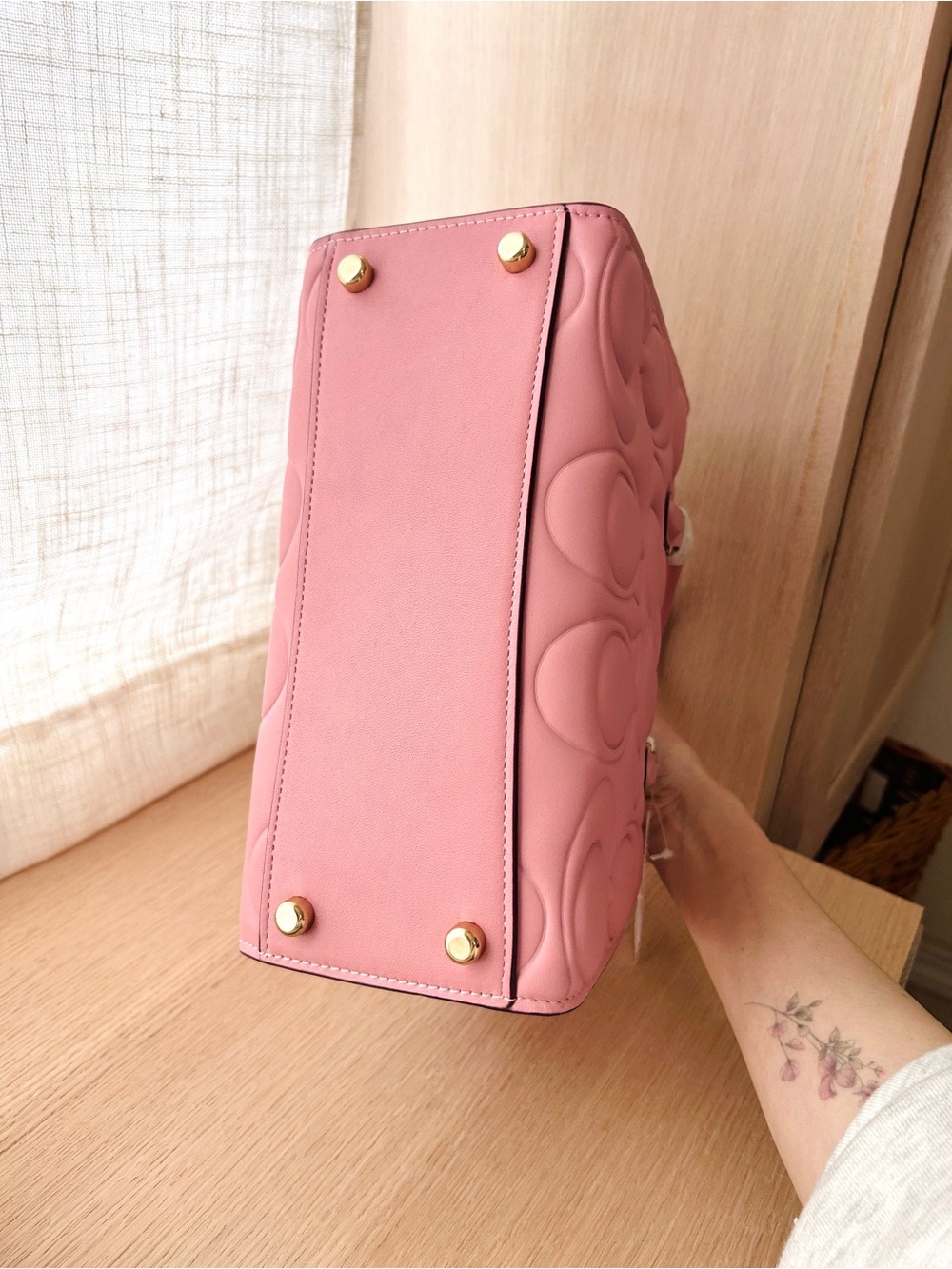 NWT💗Coach Maggie Small Tote Bag
In Signature Leather Pink Petal CY670 Satchel - Picture 8 of 10